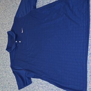 Nike Men's Dri-Fit Polo Golf Shirt Blue Size XXL